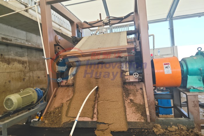 云南牛糞高壓帶式壓濾機脫水項目
